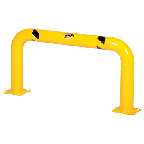 Garde-corps &agrave; profil &eacute;lev&eacute; pour machines, 4' la x 2' h, Jaune Oxford Builders Supplies Inc