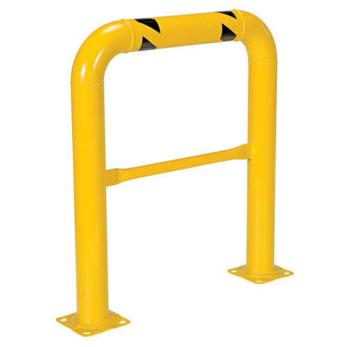 Garde-corps &agrave; profil &eacute;lev&eacute; pour machines, 3' la x 3,5' h, Jaune Oxford Builders Supplies Inc
