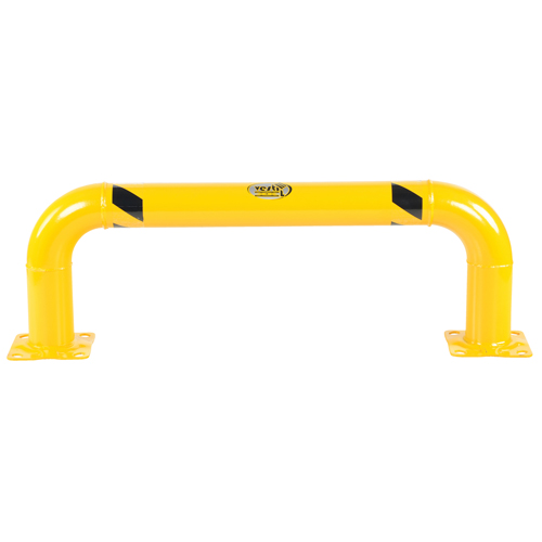 Low Profile Rack Guards, 4' W x 1.4' H, Yellow Oxford Builders Supplies Inc