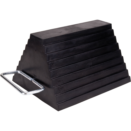 Wheel Chock, 9" x 8" x 6", Black Oxford Builders Supplies Inc