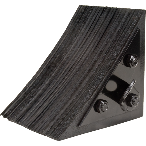 Cale de roue, 8" x 8" x 8", Noir Oxford Builders Supplies Inc