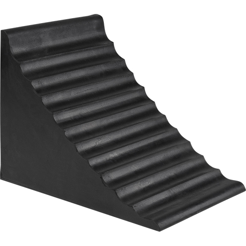 Wheel Chock, 9-7/8" x 7-1/8" x 7-1/2", Black Oxford Builders Supplies Inc