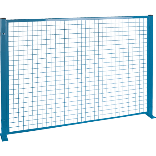 Protecteurs de p&eacute;rim&egrave;tre - Style treillis m&eacute;tallique, 4' h x 8' la, Bleu Oxford Builders Supplies Inc