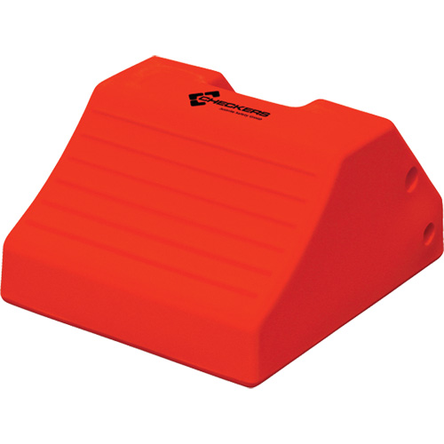 Cales-roue robustes, Polyur&eacute;thane, Jaune s&eacute;curit&eacute;, 15-1/2" la x 17-7/10" p x 10" h Oxford Builders Supplies Inc