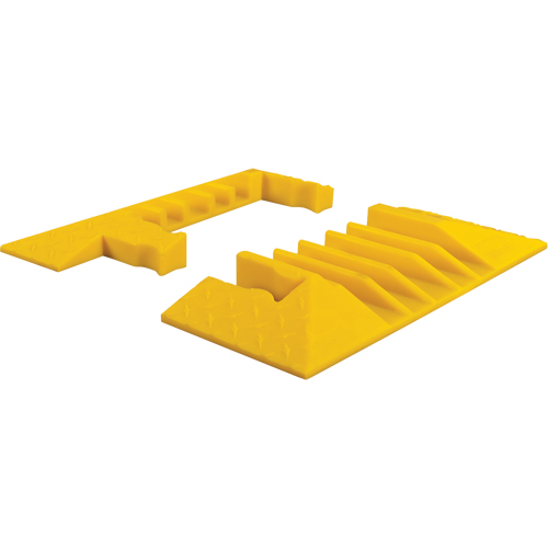 Yellow Jacket&reg; 5-Channel Heavy Duty Cable Protector - End Caps Oxford Builders Supplies Inc