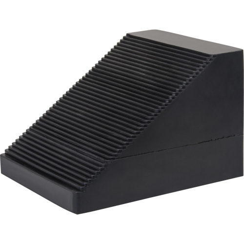 Wheel Chock, 10-5/8" x 8-5/8" x 7", Black Oxford Builders Supplies Inc