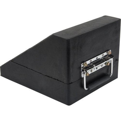 Wheel Chock, 10-5/8" x 8-5/8" x 7", Black Oxford Builders Supplies Inc