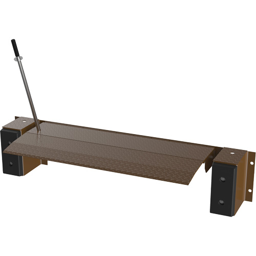 Niveleur de quai m&eacute;canique Edge-O-Dock, 93" la, 66" Largeur de la plateforme, 29" Port&eacute;e Oxford Builders Supplies Inc
