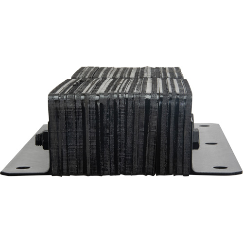 Laminated Dock Bumpers, Vertical, Rubber, 11" W x 4" D x 24" H Oxford Builders Supplies Inc
