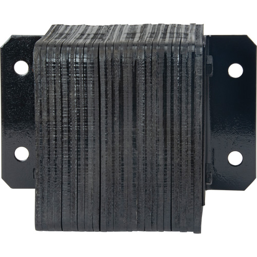 Laminated Dock Bumpers, Horizontal, Rubber, 12" W x 6" D x 10" H Oxford Builders Supplies Inc