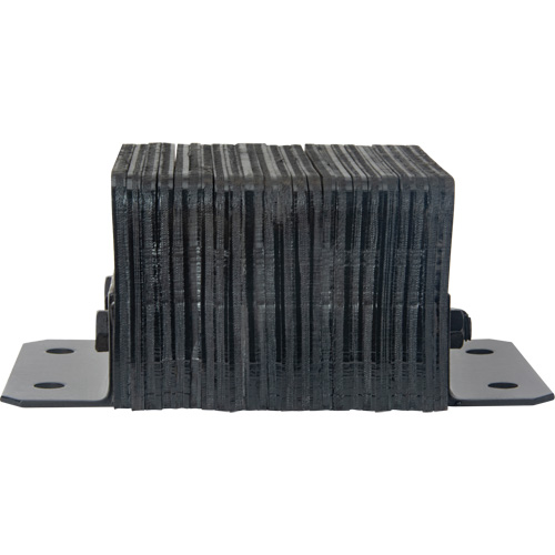 Laminated Dock Bumpers, Horizontal, Rubber, 12" W x 6" D x 10" H Oxford Builders Supplies Inc