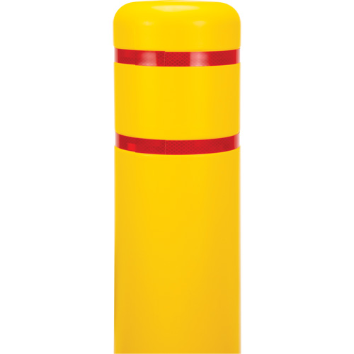 Polyethylene Bollard Cover, 6-5/8" Dia. x 52" L, Red/Yellow Oxford Builders Supplies Inc