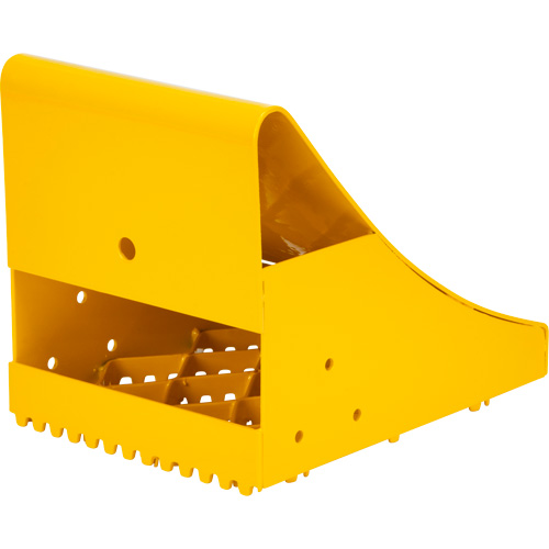 Cales-roue pour la glace, Acier, Jaune, 8-1/16" la x 10-5/8" p x 8-13/16" h Oxford Builders Supplies Inc
