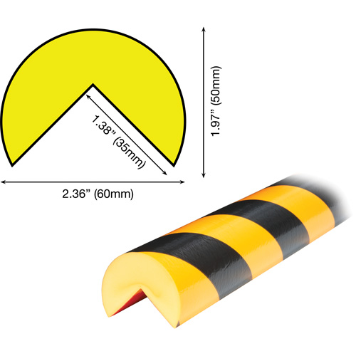 A Plus Profile 1M Corner Protection Bumper Guard Oxford Builders Supplies Inc