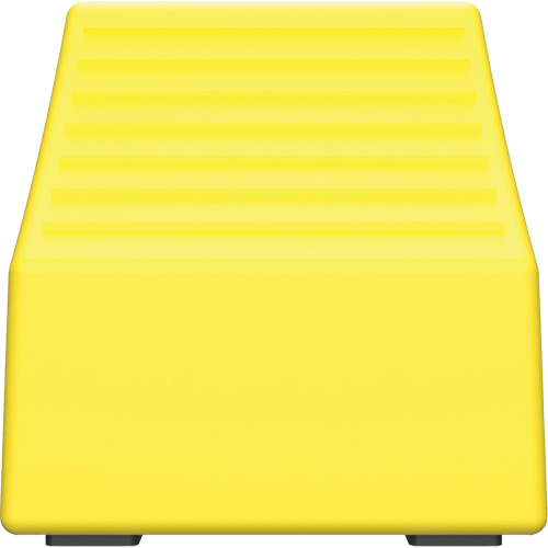 Checkers Safety Heavy-Duty Ultra Class Mining Wheel Chock without Bracket, HDPE, Yellow, 14-1/2" W x 17-1/2" D x 16" H Oxford Builders Supplies Inc
