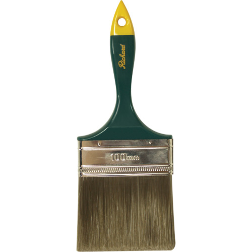 Pinceau de qualit&eacute; sup&eacute;rieure, Polyester, Manche Plastique, Largeur de 4" Oxford Builders Supplies Inc