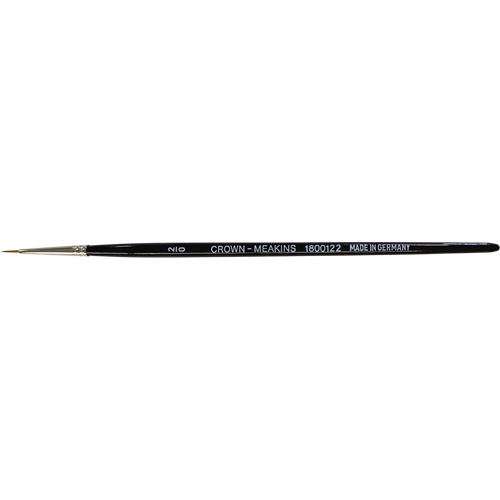 Round Artist Brush, #2/0 Brush Width, Synthetic, Wood Handle Oxford Builders Supplies Inc