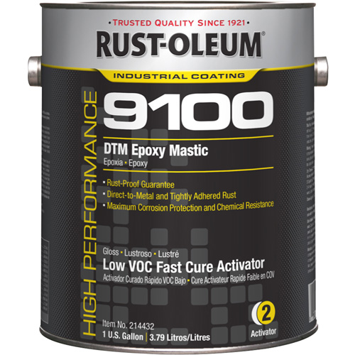 9100 System DTM Epoxy Mastic Fast Cure 250 VOC Activator, Gallon Oxford Builders Supplies Inc