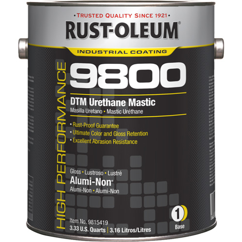 Syst&egrave;me de mastic &agrave; lur&eacute;thane 9800 DTM, 1 gal., Alumi-Non, Brillant Oxford Builders Supplies Inc