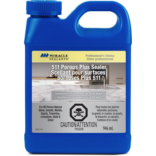Scellant Porous Plus 511 Miracle Sealants, Cruche Oxford Builders Supplies Inc