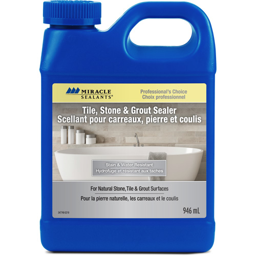Scellant pour carreaux, pierres et coulis Miracle Sealants, Cruche Oxford Builders Supplies Inc