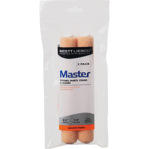 Master Enameler Mini Roller Cover, 6 mm (1/4") Nap, 165.1 mm (6-1/2") L Oxford Builders Supplies Inc