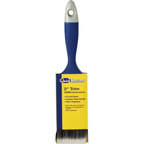 Quick Solutions Trim Brush, Polyester, Plastic Handle, 2" Width Oxford Builders Supplies Inc