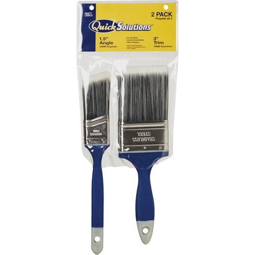 Jeu de pinceaux Bestt Liebco Quick Solutions 2 mcx, 2 morcea Oxford Builders Supplies Inc
