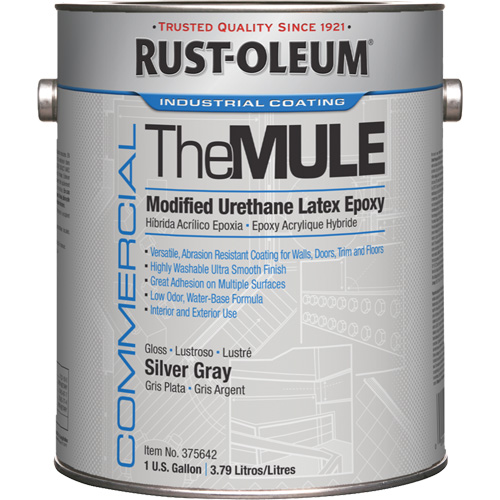 &eacute;poxy en latex d'ur&eacute;thane modifi&eacute;, Gris argent&eacute;, Gallon Oxford Builders Supplies Inc
