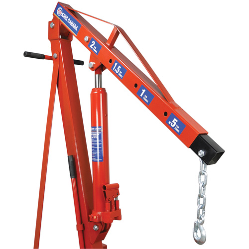 Grues d'atelier escamotables de 2 tonnes, Capacit&eacute; 4000 lb (2 tonnes) Oxford Builders Supplies Inc