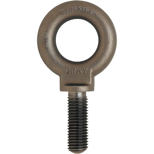 Eye Bolts, Uncoated Natural Finish, 4000lbs. (2 tons) Capacity Oxford Builders Supplies Inc