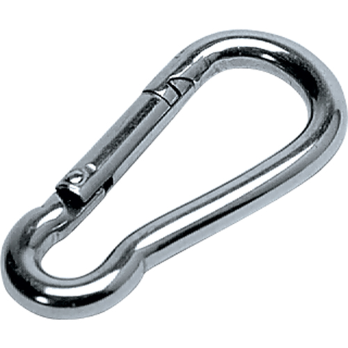 Zinc Plated Snap Hook, 770 lbs. (0.385 tons) Working Load Limit, 3/8" Size, 5/8" Eye Oxford Builders Supplies Inc