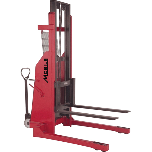 Gerbeur hydraulique, Fonctionnement &eacute;lectrique, Capacit&eacute; 1500 lb, Lev&eacute;e max 132" Oxford Builders Supplies Inc