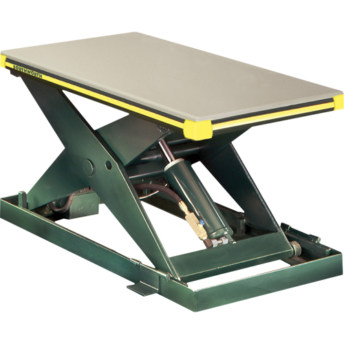 Hydraulic Backsaver Scissor Lift Table, Steel, 24" W x 48" L, 2000 lbs. Capacity Oxford Builders Supplies Inc