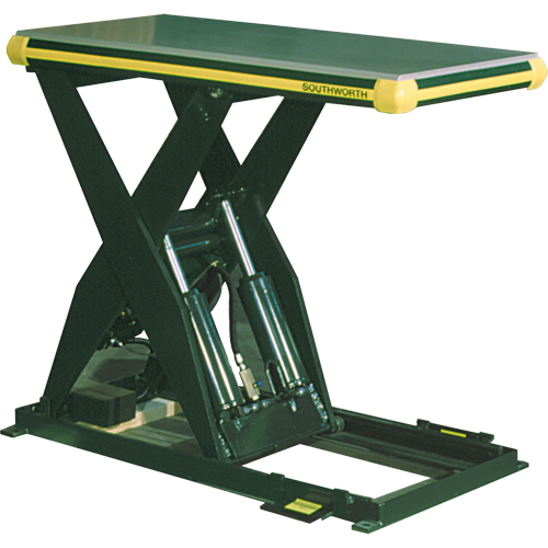 Table &eacute;l&eacute;vatrice hydraulique &agrave; ciseaux Backsaver, Acier, 48" lo x 48" la, Capacit&eacute; 4000 lb Oxford Builders Supplies Inc