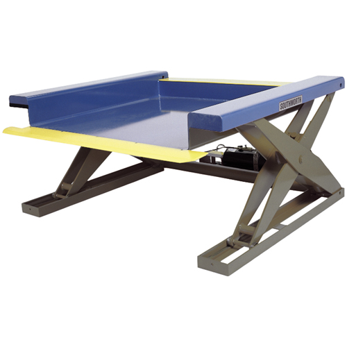 Hydraulic Floor-Height Scissor Lift Tables, Steel, 4000 lbs. Capacity Oxford Builders Supplies Inc
