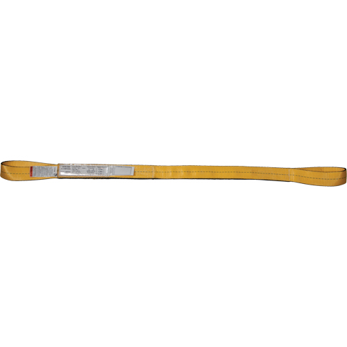 &eacute;lingues de levage en nylon, Pli Simple, Oeillet double, Type 3, 1" la x 3' lo, Limite de charge verticale 1600 lb Oxford Builders Supplies Inc