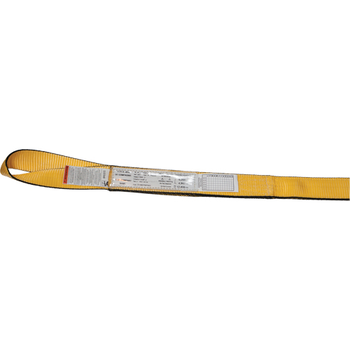 &eacute;lingues de levage en nylon, Pli Double, Oeillets renvers&eacute;s, Type 4, 3" la x 3' lo, Limite de charge verticale 8800 lb Oxford Builders Supplies Inc