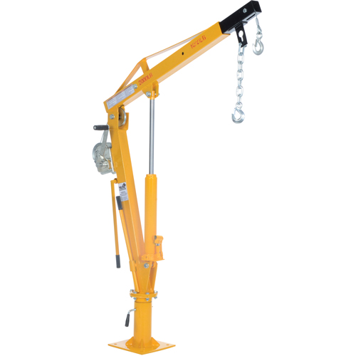 Winch Operated Truck Jib Crane, 1000 lbs. (0.5 tons) Capacity, 86-1/2" Max. Clearance Oxford Builders Supplies Inc