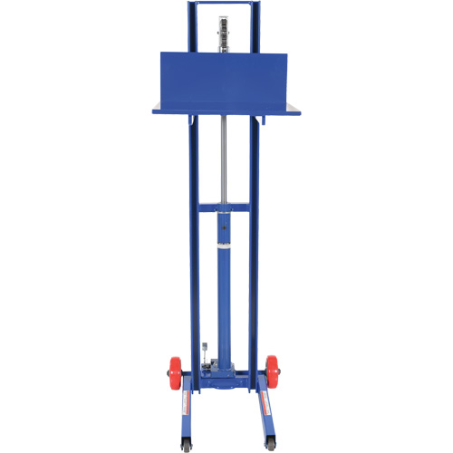 Gerbeur hydraulique &agrave; plateforme, M&eacute;canisme Pompe au pied, Capacit&eacute; de 400 lb, Levage max de 51-1/8" Oxford Builders Supplies Inc