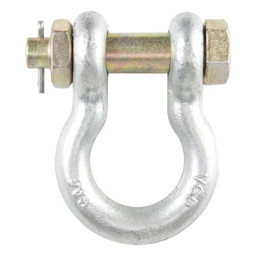 Bolt Type Anchor Shackle, 1/4", Bolt Type, Hot Dip Galvanized Oxford Builders Supplies Inc
