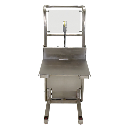 Hefti-Lift Load Stacker, Foot Pump Operated, 450 lbs. Capacity, 45-5/8" Max Lift Oxford Builders Supplies Inc