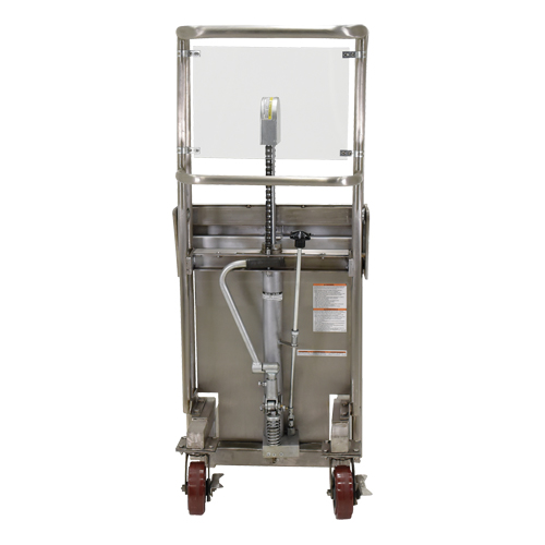 Hefti-Lift Load Stacker, Foot Pump Operated, 450 lbs. Capacity, 45-5/8" Max Lift Oxford Builders Supplies Inc