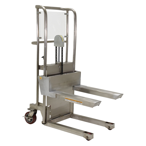 Hefti-Lift Load Stacker, Foot Pump Operated, 450 lbs. Capacity, 45-5/8" Max Lift Oxford Builders Supplies Inc