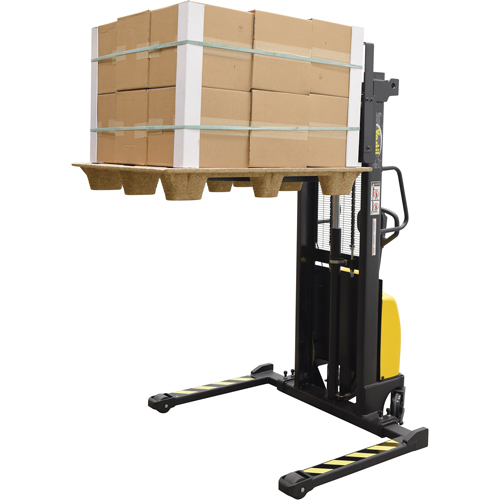 Gerbeur pour chariot &eacute;l&eacute;vateur, Fonctionnement &eacute;lectrique, Capacit&eacute; 2000 lb, Lev&eacute;e max 63" Oxford Builders Supplies Inc