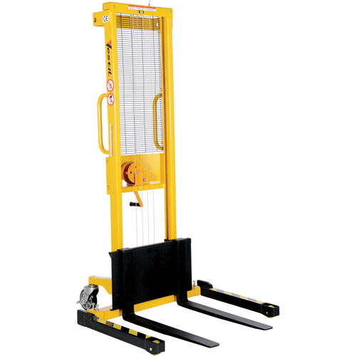 Manual Stacker, Hand Winch Operated, 770 lbs. Capacity, 60" Max Lift Oxford Builders Supplies Inc