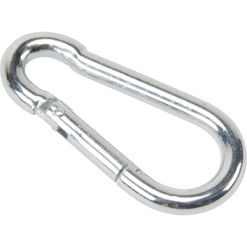 Zinc Plated Snap Hook, 220 lbs (0.11 tons) Working Load Limit, 3/16" Size, 5/16" Eye Oxford Builders Supplies Inc