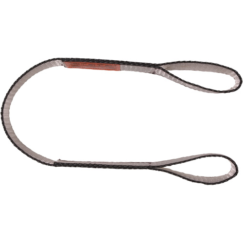 Polyester Web Sling, Double Ply, Double Eye, Type 3, 4" W x 6' L, 11000 lbs. Vertical Cap. Oxford Builders Supplies Inc