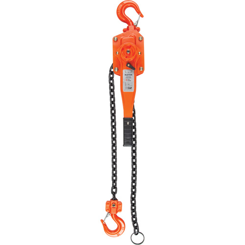 Palan &agrave; levier, Lev&eacute;e 5', Cabacit&eacute; 2000 lb (1 tonne), Chaîne en Acier alli&eacute; Oxford Builders Supplies Inc
