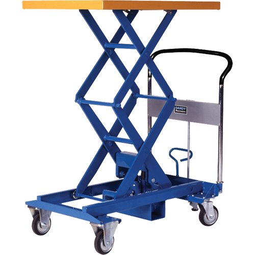 Dandy Lift Scissor Lift Table, 34-4/5" L x 23-3/5" W, Steel, 770 lbs. Capacity Oxford Builders Supplies Inc